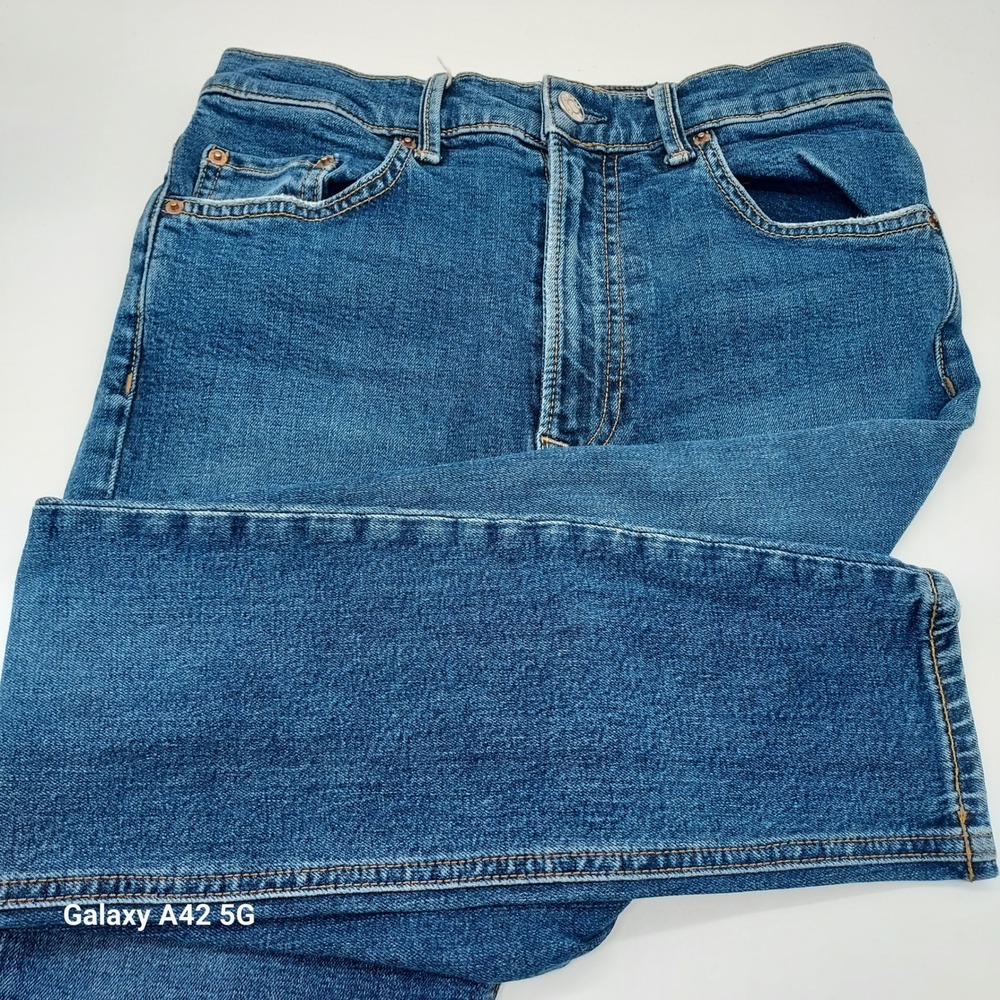 GRLFRND Silverlake High Rise Straight Leg Jeans Blue GF40098481680 Womens 25